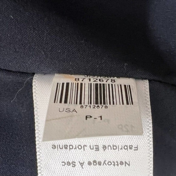 Talbots Petites Blue White Brown Tweed Wool Blend Knee Length Skirt Sz 12P - Picture 8 of 13